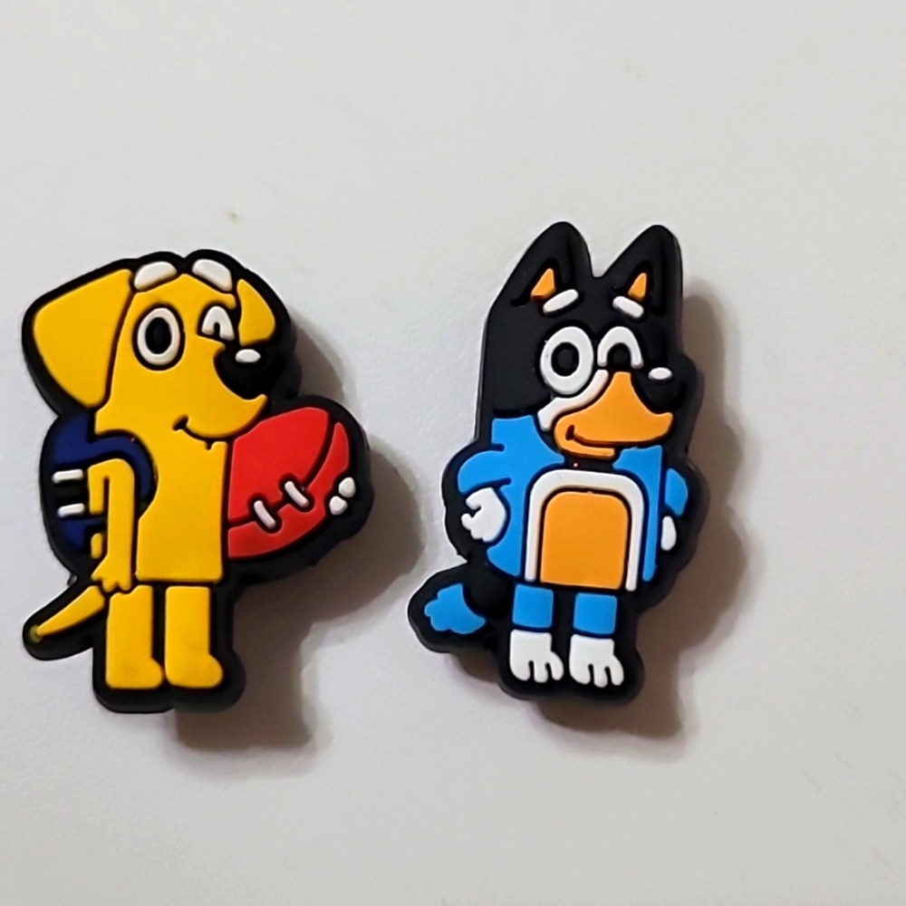 Bluey croc charms